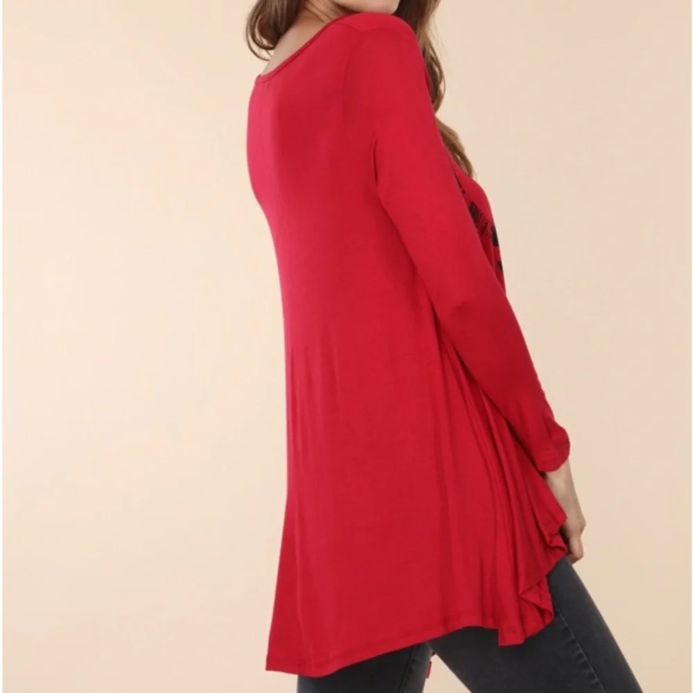 New boutique red deer head top - Picture 3 of 3